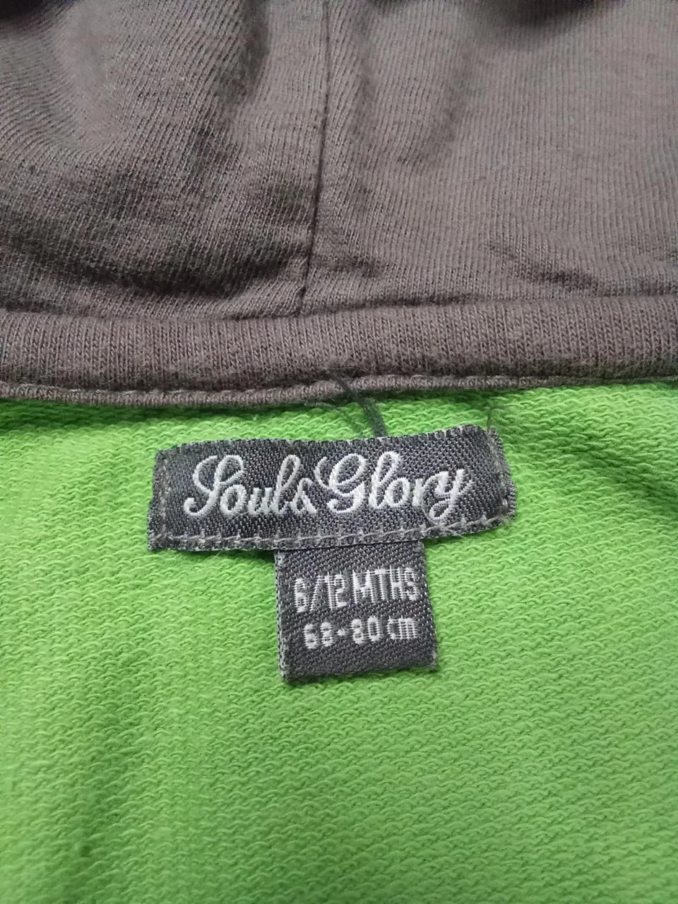 Veste à capuche verde Soul & Glory 6-12 mois – photo 9
